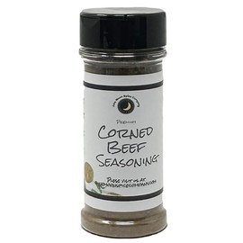 Premium | Corned Beef Seasoning | Large Shaker | Calorie Free | Fat Free | Saturated Fat Free | Cholesterol Free | Sugar Free | Crafted in Small Batches | Ideal for Brining & Cooking!