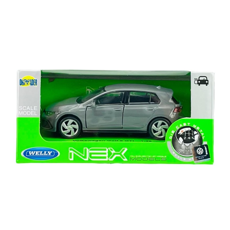 Welly VW Volkswagen Golf 8 VIII GTI 5-Door Grey 8th