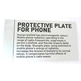 TENET - 100% natural shungite stone Russia (protective plate for mobile phones)