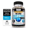Kaya Naturals Suplemento Brain Perfomance, Memorización, Aprendizaje Kaya Sabor Sin