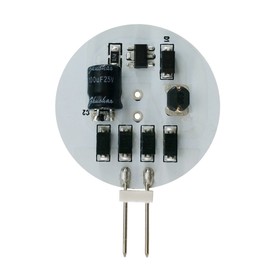 CBconcept 10 Pack, SidePin LED G4, 320 Lumens, 2 Watt (20W Equal), Warm White 3000K, 180 Degree Beam Angle, NOT Dimmable, Low Volt AC-DC 12 Volt, JC G4 Bipin Base LED Disc Halogen Replacement Bulb