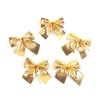 USUN 12pcs Flocking Christmas Bows, Small Bowknot Christmas Tree Hanging