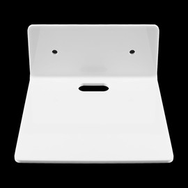 Orivin 4 Stück Kleine Weiße Wandregale, Kleines Schwebendes Mini-Regal Aus Acryl Für Lautsprecher, Pflanzen, Digitaluhr, Überwachungskameras