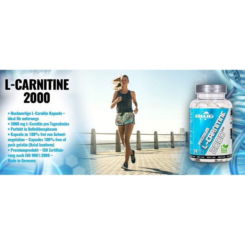 BWG Premium L-Carnitine 2000 - 3000 mg for Daily Dosing