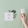 4pack Cartoon Switch Sticker Water Resistant, PVC Switch Socket Decorations