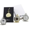 Ravel - Full-Hunter Pocket Watch - Silver Tone