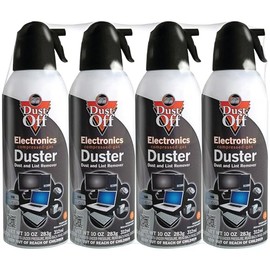 Dust-Off 10 oz Compressed Gas Duster, Pack of 4