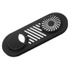 Operitacx 3pcs Computer Host Air Vent Grille Cover Efficient Heat