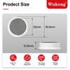 Wukong 24 Pack White Fridge Magnets, Strong Whiteboard Magnets for