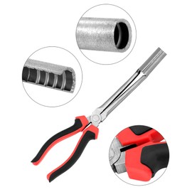 QWORK - Alicates de extracción de cables para bujías de coche, extractor de bujías y alicates redondos