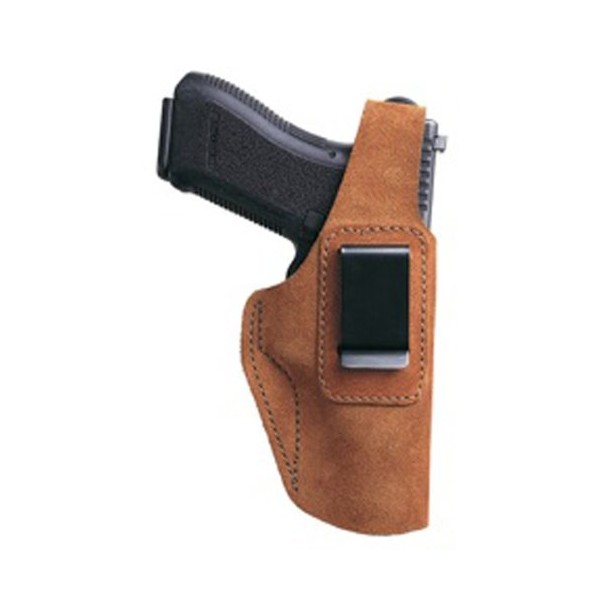 Bianchi, 6D Deluxe Waistband Holster, Natural Suede, Size 09, Right Hand