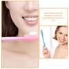 Healeved 10pcs Large Head Travel Toothbrushes for Adults Firm Plastic