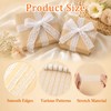 HJZHII 14 Rolls White Lace Ribbon, 0.5 to 2.5 inch