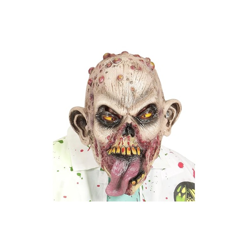 WIDMANN ? Mask Zombie Licker Mens, Pink, One Size, vd-wdm00510