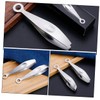 Vaguelly 2Pcs Metal Chicken Tweezers Compact Reusable Tweezers for Hair