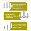 Zmbroll 600Pcs Silver M2 Pan Head Self-Tapping Screws,Phillips Cross Round