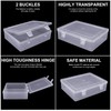 HXSEMAYIG 31PC Bead Organizer Box, Small Plastic Cases, Mini Clear