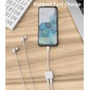 Kefiany 2IN1 USB-C to 3.5mm Headphone Jack Adapter, 30W PD