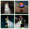 Copkim LED Reflective Vest Outdoor Night Running Lights Chest Light