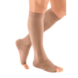 mediven Plus for Men & Women, 40-50 mmHg, Calf High Compression Stocking, Open Toe