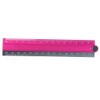 MISUVRSE Aluminum Alloy Foldable Ruler Simple Folding Metal Stationery Rule