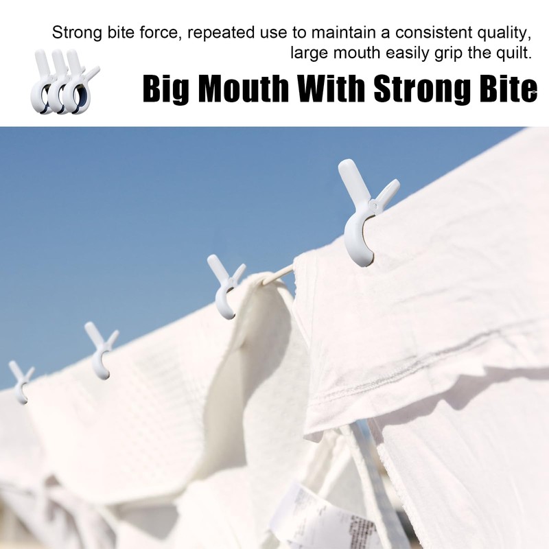 8 x Large Towel Clips, Beach Towel Clips, Windproof Towel