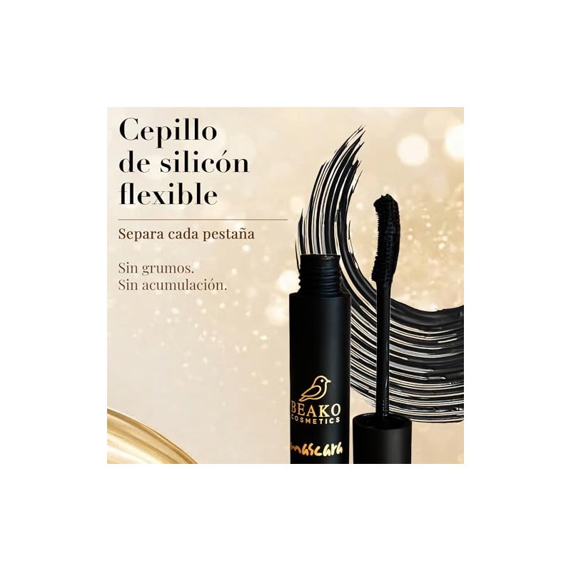 Beako Co. Máscara de Pestañas Waterproof - Pack 2 Máscaras