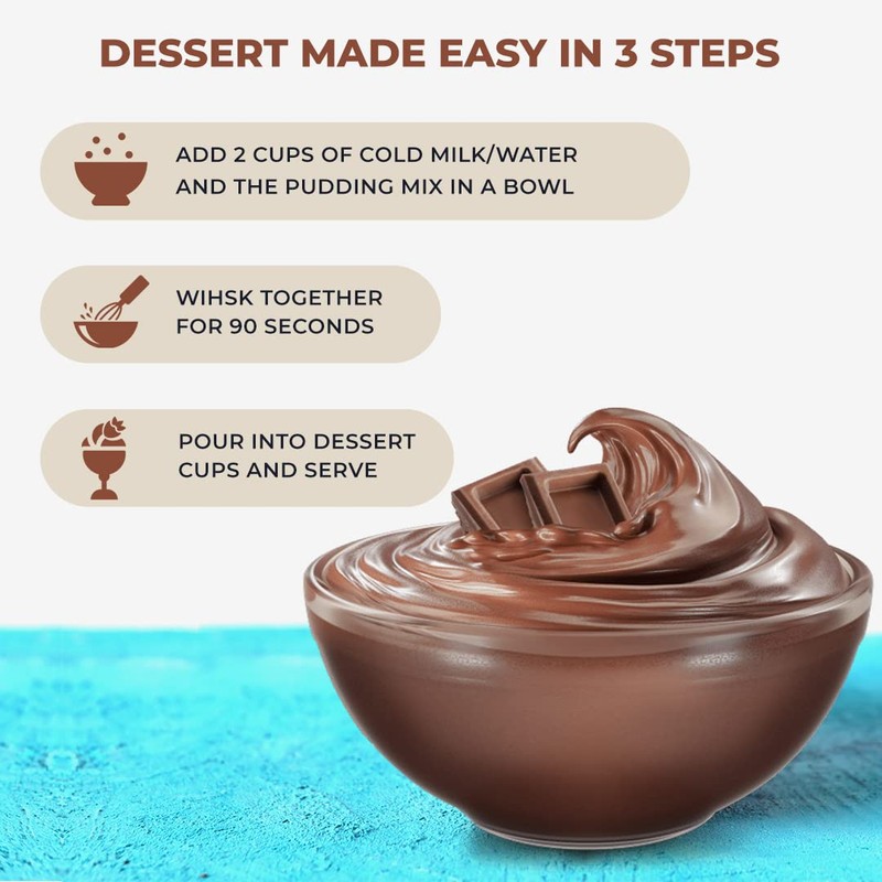 Instant Chocolate Pudding Mix - All Natural Chocolate Pudding Mix