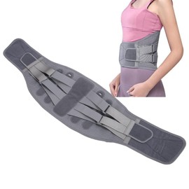 Vitdipy Back Support Belt, Breathable Steel Plate, Lumbar Support, Good Fit, Adjustable Back Support Belt for Lower Back Pain, Herniated Disc