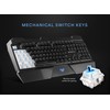 Beastron Mechanical Wired Gaming Keyboard with Blue Switches, Wrist Rest,