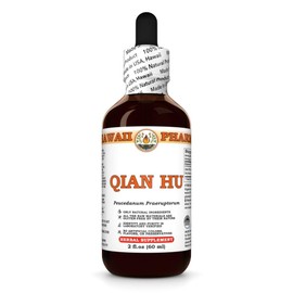 Qian Hu (Peucedanum Praeruptorum) Dry Root Tincture, Made in Hawaii, All Natural, Vegan, Pure Liquid Extract - 2 fl.oz