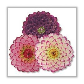 Dahlia Floating Candles - 2½" Dia. - (Set of 3)