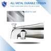 YASINU All Metal Tub Spout with Diverter Chrome, Fits Threaded