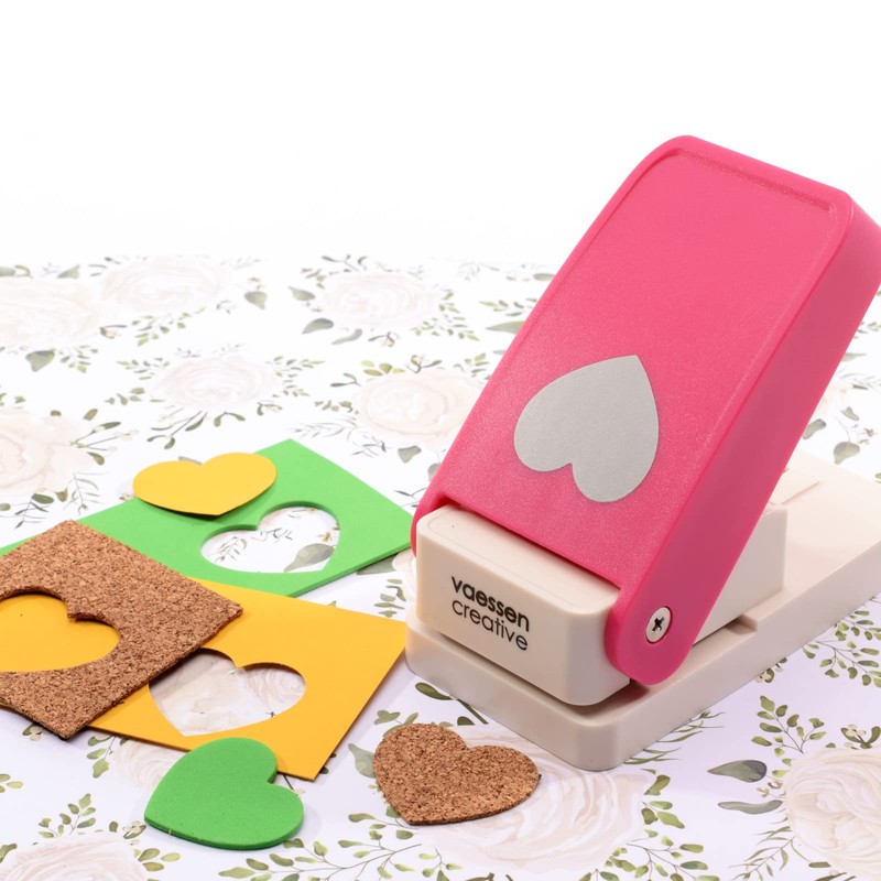 Vaessen Creative Heavy Duty Craft Punch - Heart - 3,75