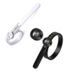 2pcs Ring Sizer with Magnified Window,US Size 1-17 and UK