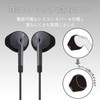 Elecom EHP-F10IMABK Semi-Open Earphones with Mic Stereo φ3.5 mm Driver