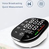 Health Monitor Electronic Arm Style Measuring Device Voice Prompt Visual