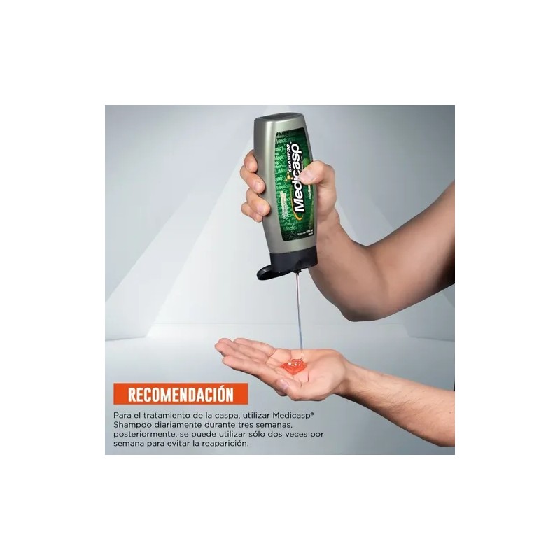 Medicasp Shampoo Antimicótico Anti Caspa 400 Ml
