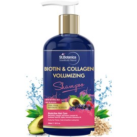 StBotanica Biotin & Collagen Volumizing Hair Shampoo - 300ml - No Sulphate, No Parabens, No Silicon