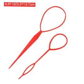 BIUDECO 20pairs Hair Tail Braid Tools Easy Use Plastic Styling Clips for Ponytails and Braids Parties and