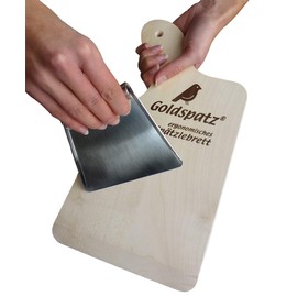 Goldspatz #2198S Ergonomic Spaetzle Board with Scraper