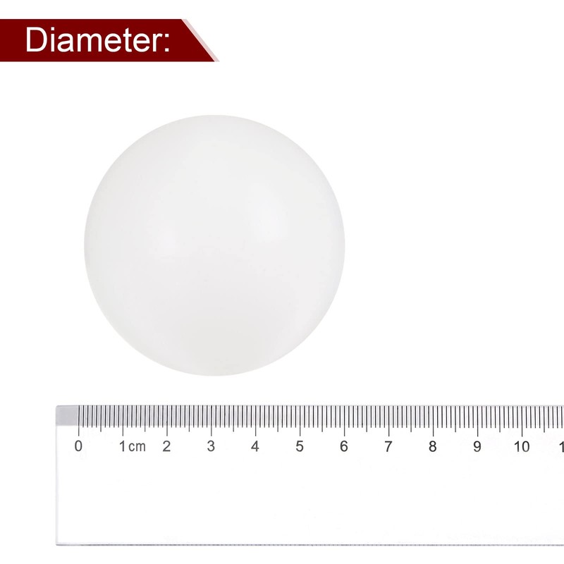 sourcing map PA Nylon Solid Plastic Balls 60mm G3 Precision