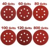 HIFROM 60 Pieces 8 Holes Sanding Discs, 5 Inch Hook