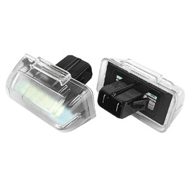 GSRECY 2PCS LED Number License Plate Light, Rear Lamps Compatible with Ford Transit MK5 MK6 MK7, White Light with Canbus Number Plate Lamps