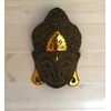 Carved Wood Buddha Mask | Buddha wall mask hanging wall