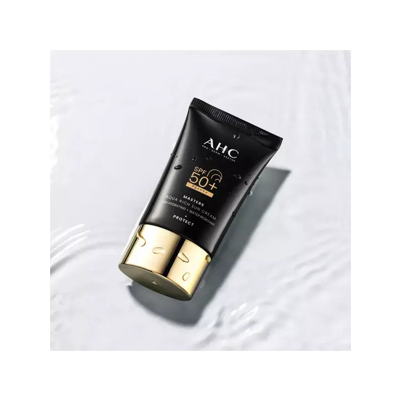 AHC [AHC] 마스터즈 아쿠아 리치 선크림 50ml+(증정)프로샷 세럼 5ml [AHC]