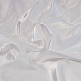 YUTNSAN White Silk Pillowcase Set, 2 Pack, 50X75cm, Envelope Closure, Silk Pillowcases for Hair and Skin