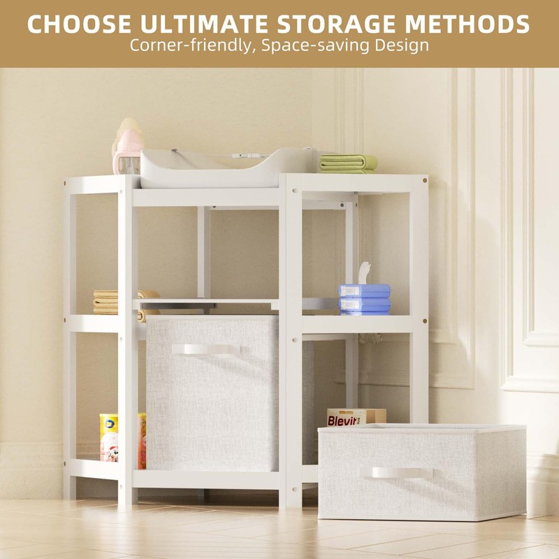 Glaf Baby Changing Table Diaper Changing Station Corner Diaper Changing