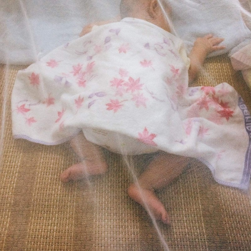 Sendowtek Mosquitero de Cama, Mosquitera para Niños de Cúpula Blanca,