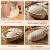 Yiyiring Set of 8 Mini Banneton Bread Proofing Basket with